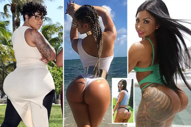 BATTLE OF THE BUTTS! The women with mammoth rears who put Kim Kardashian’s famous curves to shame