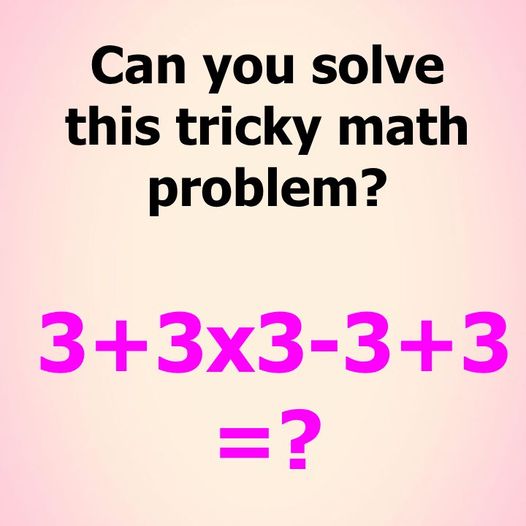 Can You Solve This Classic Math Problem Without a Calculator? Most People Get It Wrong!”