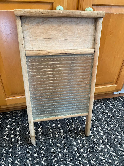 Thrifted Washboard Farmhouse Makeover